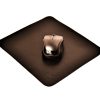 Podkładka pod myszkę ze skóry brązowa skos maly glowne Skórzana Podkładka pod Myszkę - mouse pad dark brown