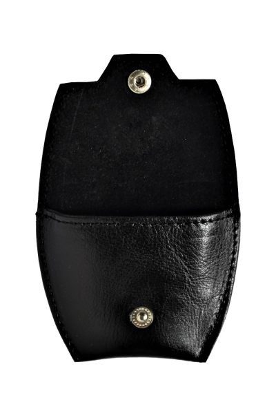 Bilonówka ze Skóry - black coin wallet