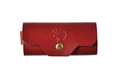 Skórzane Etui na Klucze - case for keys red