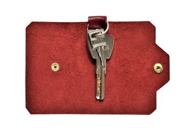 Skórzane Etui na Klucze - case for keys red