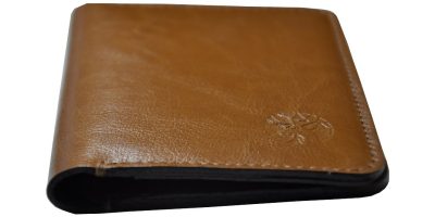 Skórzany Portfel - superslim camel standard