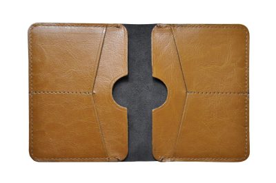 Skórzany Portfel - superslim camel standard