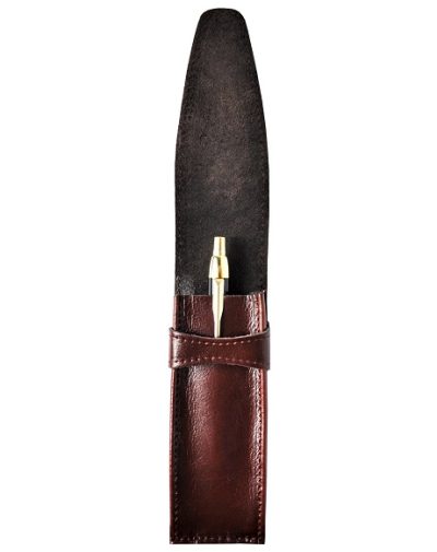 Skórzane Etui na Długopis - pen box mahogany