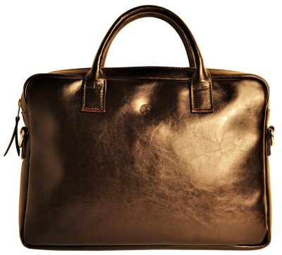 Torba ze Skóry - classic dark brown paisley