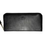 Portfel Damski Skórzany z Włoską Podszewką - Black