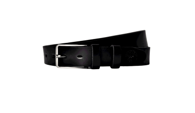 Czarny Skórzany Pasek z klamrą Elegant - universal black Elegant
