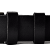 Czarny Skórzany Pasek z klamrą Elegant - universal black Elegant